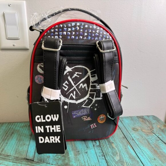 Her Universe Spider-Man: Across The Spider-Verse Spider-Punk Chase Mini Backpack - Picture 2 of 10